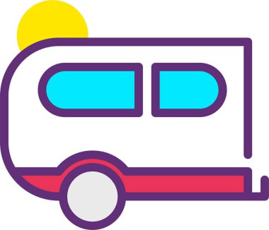 - Araba. Web simgesi basit illüstrasyon