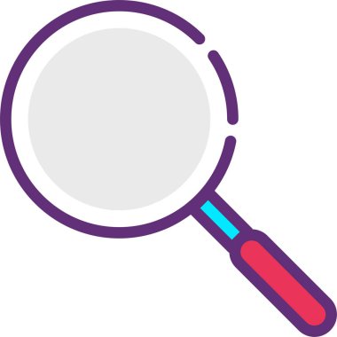 Ara. Web simgesi basit illüstrasyon