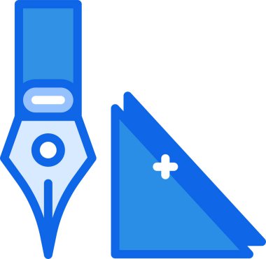 Kalem ağ simgesi, beyaz arkaplanda izole edilmiş basit vektör illüstrasyonu