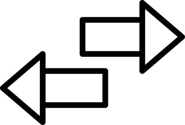 Oklar. Web simgesi basit illüstrasyon