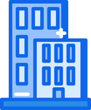 Bina. Web simgesi basit illüstrasyon