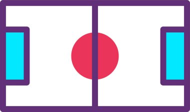 Modern b 'nin vektör illüstrasyonu spor ikonundan yoksun