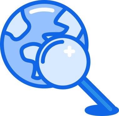 Ara. Web simgesi basit illüstrasyon