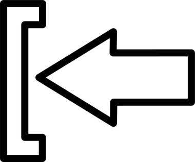 Ok. Web simgesi basit illüstrasyon