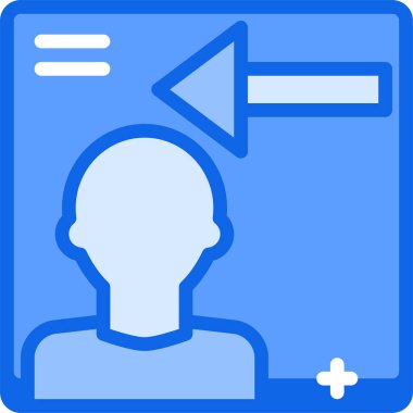 kullanıcı web simgesi, basit vektör illüstrasyonu 