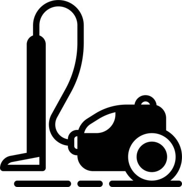 Elektrikli süpürge. Basit resimleme