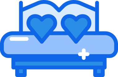 Kalp. Web simgesi basit illüstrasyon