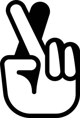 El hareketi simgesi, vektör illüstrasyonu