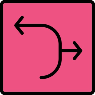 kutu ok web simgesi, basit vektör illüstrasyonu