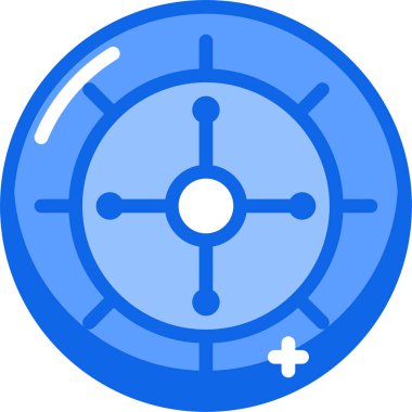 Hedef. Web simgesi basit illüstrasyon