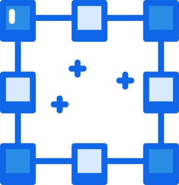 hiyerarşi. Web simgesi basit illüstrasyon