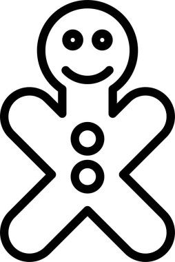 Çerez web simgesi, basit illüstrasyon