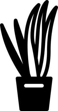 Bitki. Web simgesi basit illüstrasyon