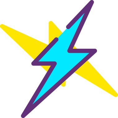 Elektrik gücü. Web simgesi