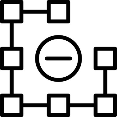 şebeke. Web simgesi basit illüstrasyon