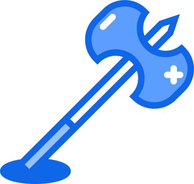 Balta. Web simgesi basit illüstrasyon