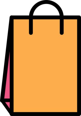 Alışveriş çantası. Basit tasarım