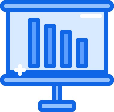 Analizler. Web simgesi basit illüstrasyon