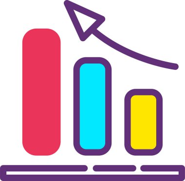 Bar çizelgesi. Web simgesi