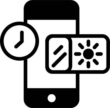 Cep telefonu. Basit resimleme