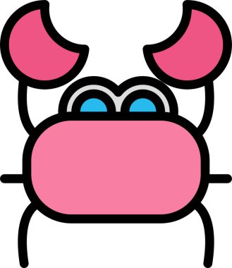 Bebeğim. Web simgesi vektör illüstrasyonu