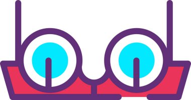 iç çamaşırı web simgesi basit illüstrasyon