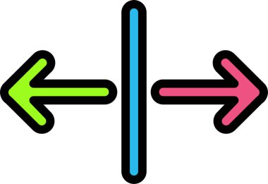 satır okları web simgesi, basit vektör tasarımı