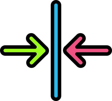 satır okları web simgesi, basit vektör tasarımı