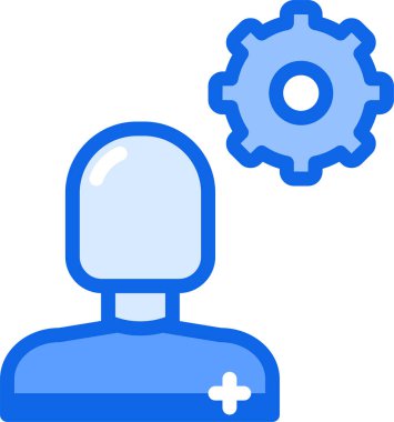 kullanıcı profili simgesi, basit vektör illüstrasyonu 