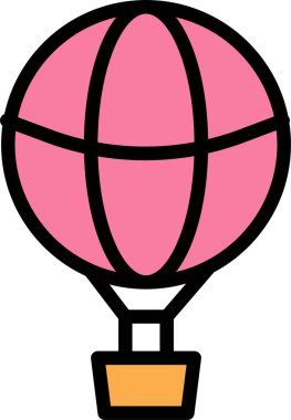 Sıcak hava balonu. Basit tasarım