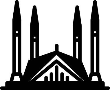 Bina. Web simgesi vektör illüstrasyonu