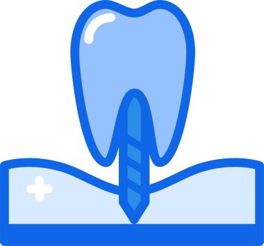 Diş. Web simgesi basit illüstrasyon