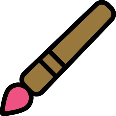 Kalem. Web simgesi basit illüstrasyon