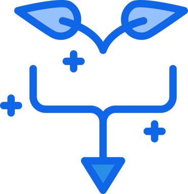 Tıbbi ve sağlık vektör ikonu. biçim iki renkli düz sembol, mavi ve beyaz renkler, yuvarlak açılardır,