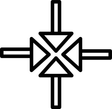 Oklar. Web simgesi basit illüstrasyon