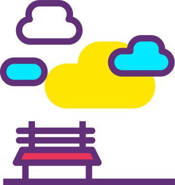 bulut web simgesi, basit vektör illüstrasyonu 