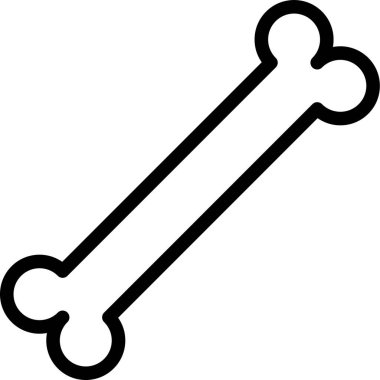 kemik ağı simgesi, vektör illüstrasyonu