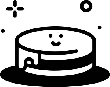 Ayı. Web simgesi basit illüstrasyon