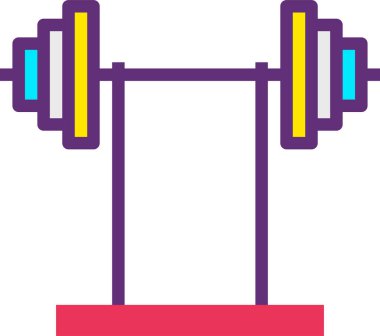 Dambıl. Web simgesi basit illüstrasyon