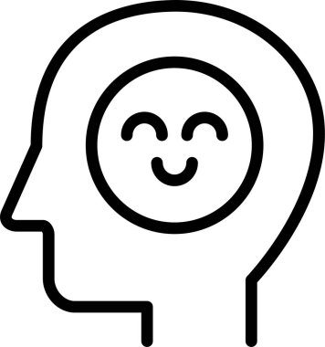 Yüz ifadesi. Basit tasarım