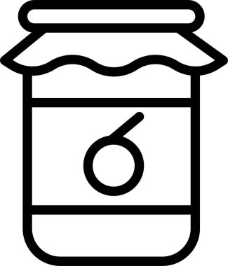 yiyecek ve içecek düz vektör simgesi