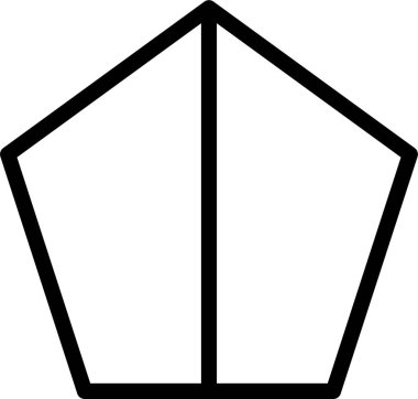 Basit bir simgenin vektör illüstrasyonu