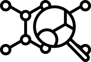 İş ve teknoloji konsepti ikonu. taslak vektör illüstrasyon sembolü ve bonus pictogram