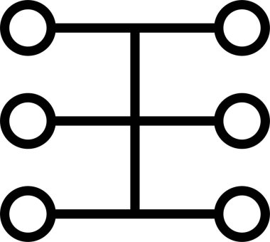 ağ web simgesi, basit vektör illüstrasyonu 