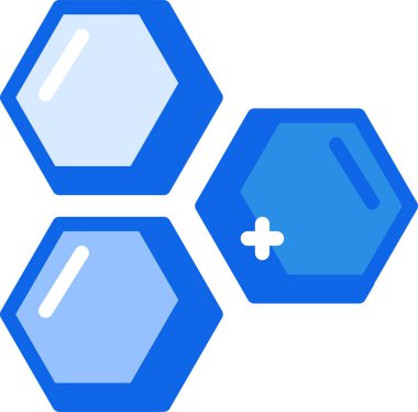 Tıbbi bir simgenin vektör illüstrasyonu