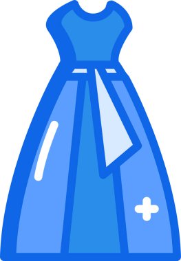 Elbise. Web simgesi basit illüstrasyon