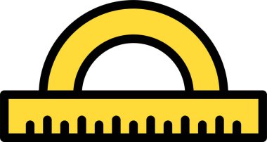 Sarı ve mavi bir miğferin çizimi