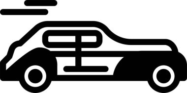 - Araba. Web simgesi basit illüstrasyon