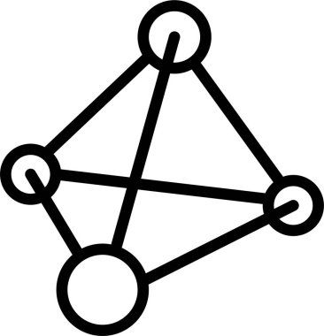 atom. Web simgesi basit illüstrasyon