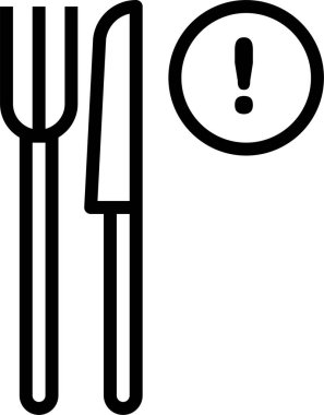 Bıçak. Web simgesi basit tasarım